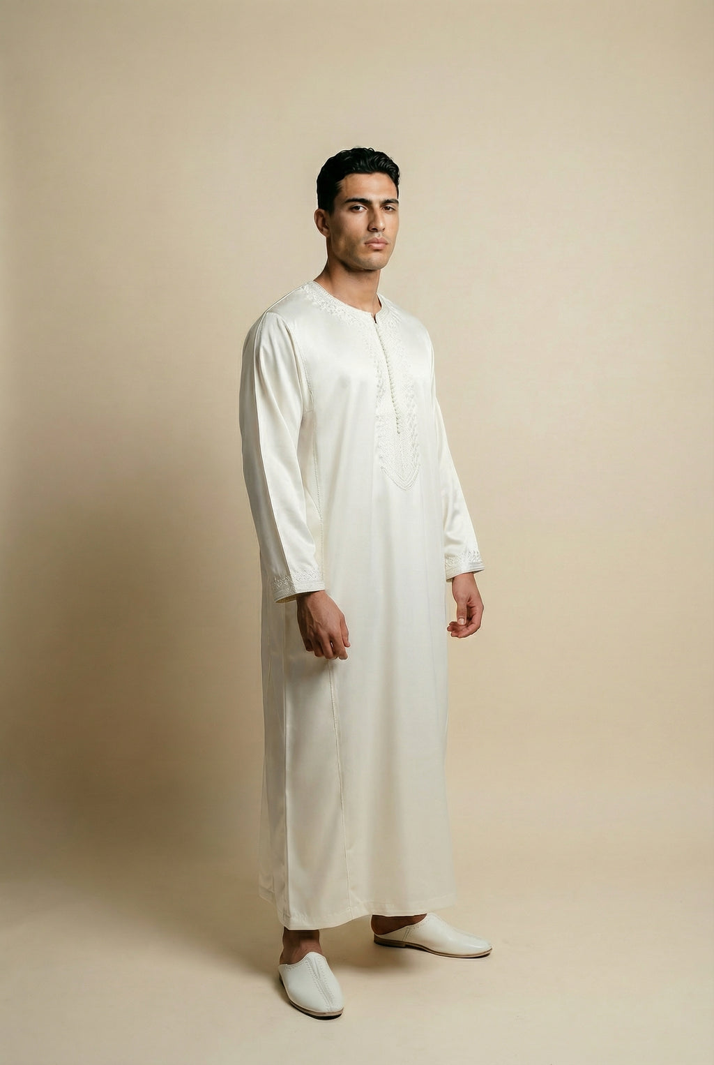 [Limited Edition] - Moon White Premium Kaftan