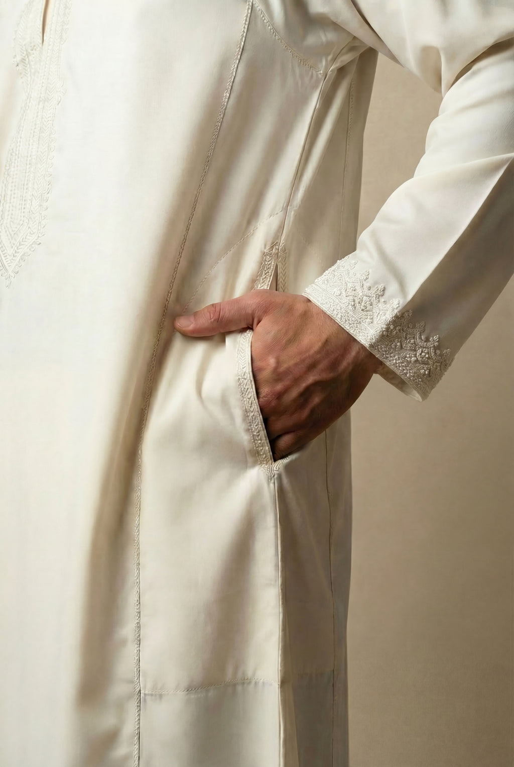 [Limited Edition] - Moon White Premium Kaftan