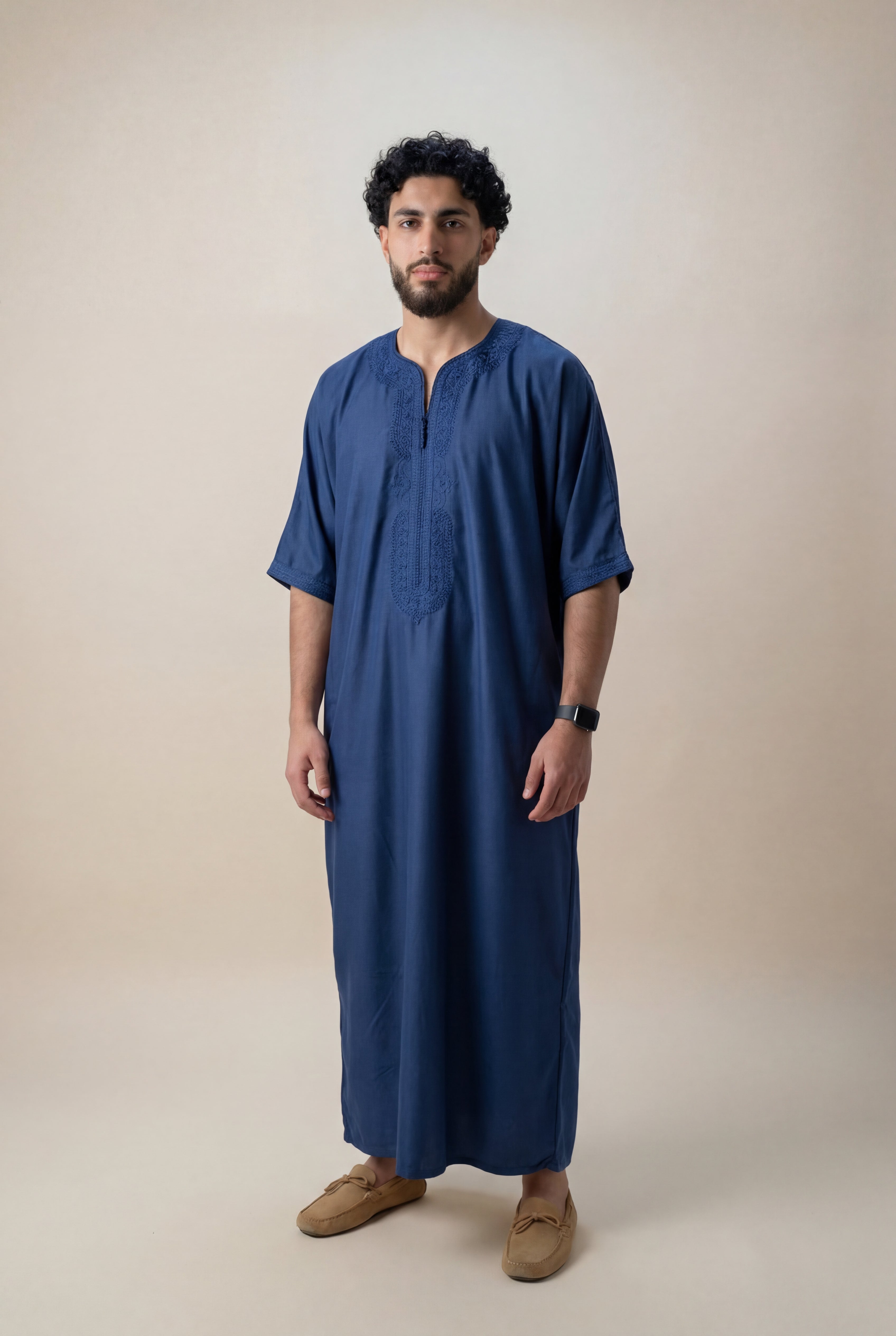 Midnight Blue Premium Gandoura