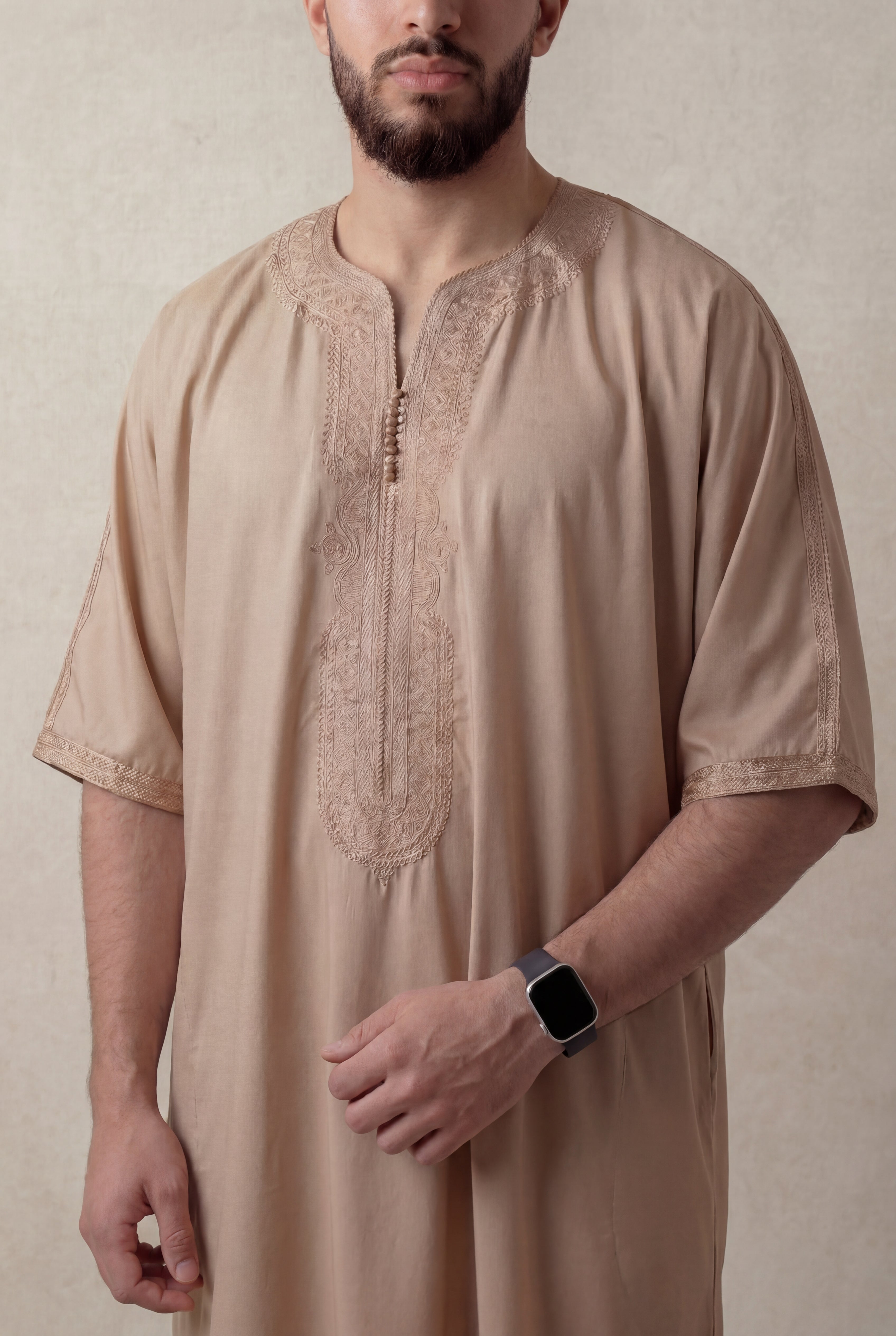 Sand Beige Premium Gandoura